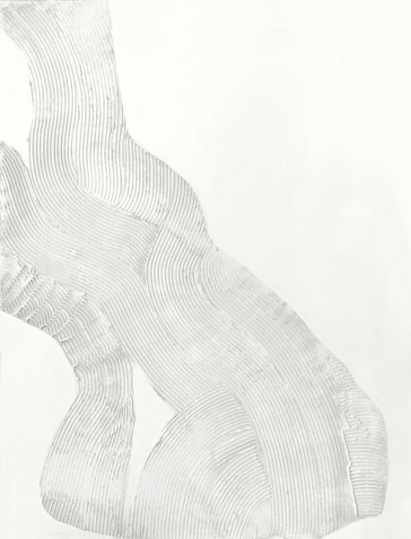 White sculpture 1 | STRUKTUR MALERI Strukturmaleri ART COPENHAGEN   