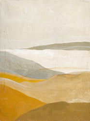 Yellow field | DESIGN MALERI Design maleri ART COPENHAGEN 90x120 Uden ramme 