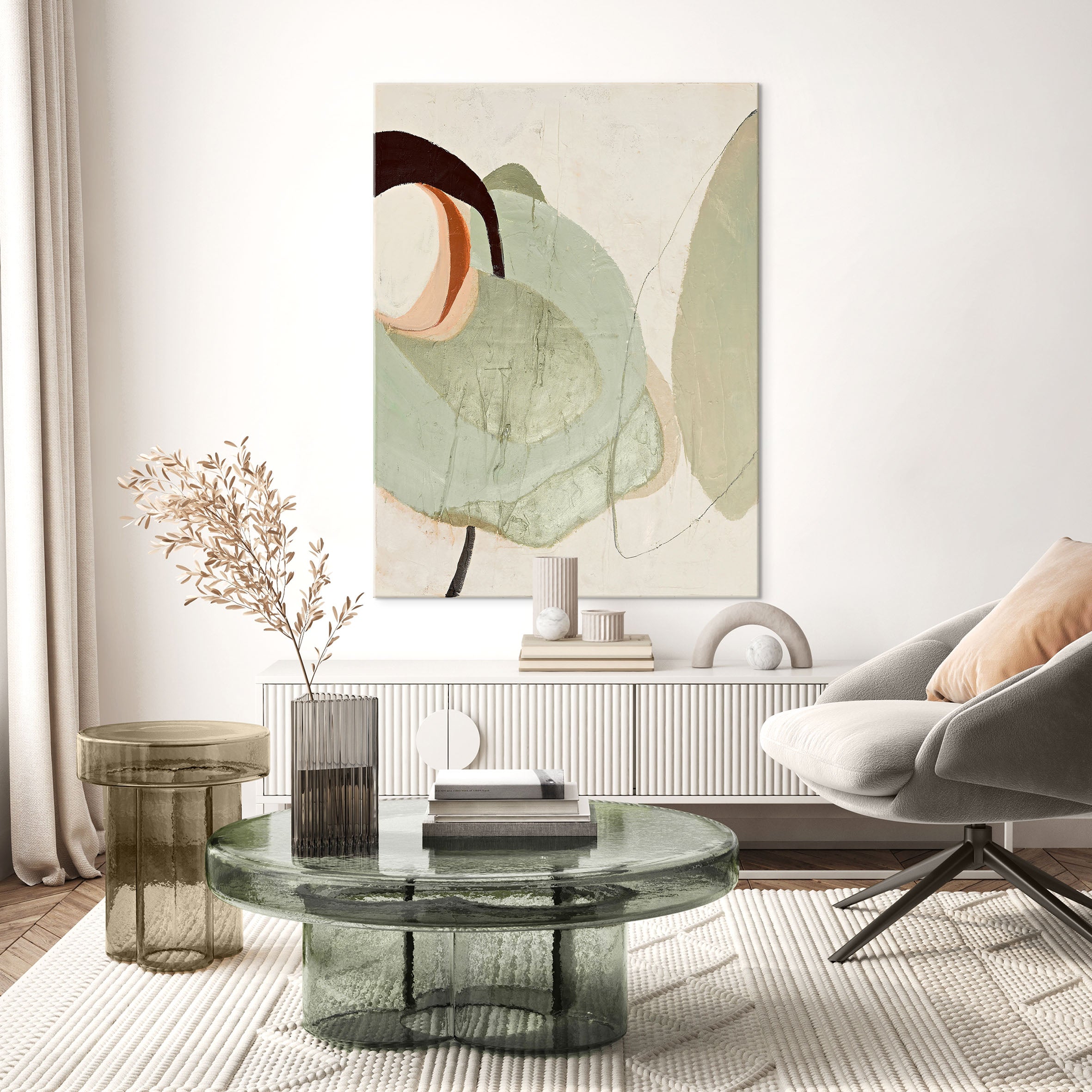 Moon Rock | DESIGN PAINTING Design maleri ART COPENHAGEN 90x120 Uden ramme