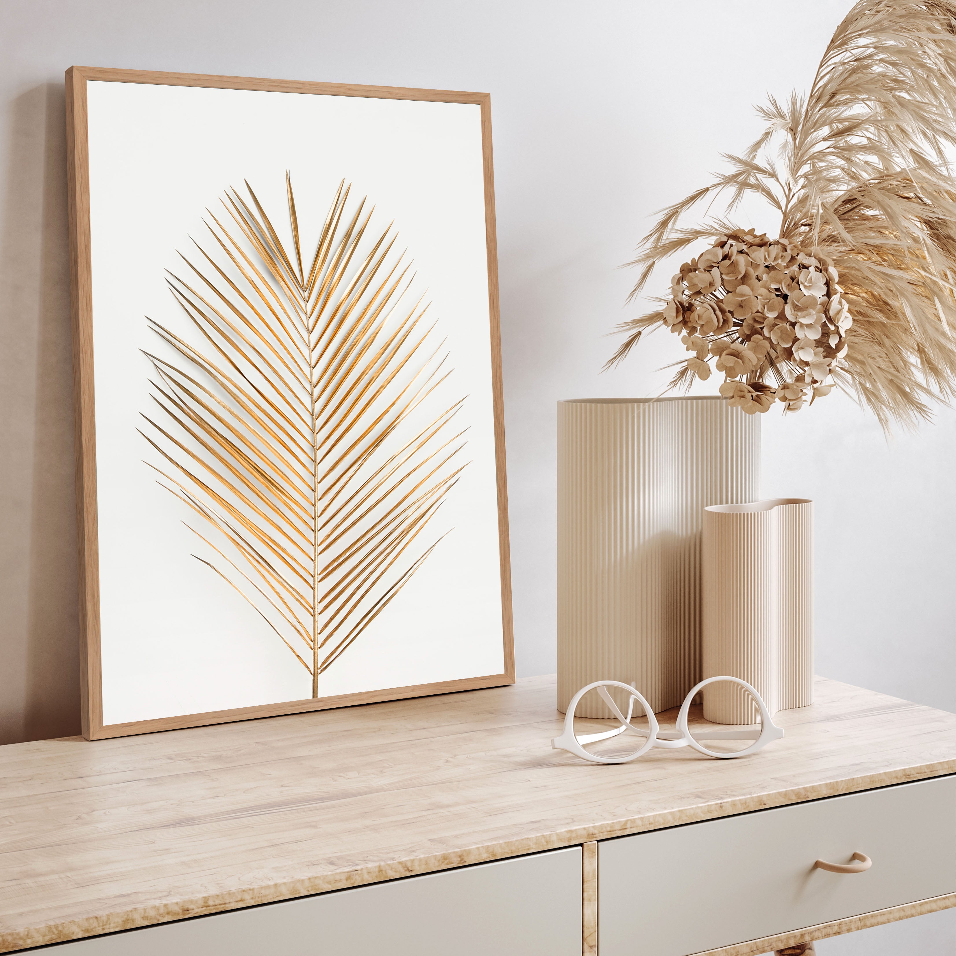 Palm Leaf Gold | PLAKAT Plakat MALERIFABRIKKEN   