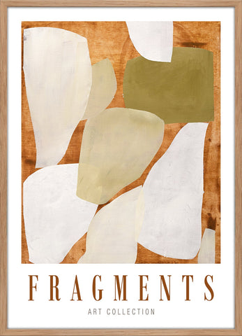 Fragments | KUNSTTRYK Kunsttryk Art Copenhagen 50x70 Egeramme 