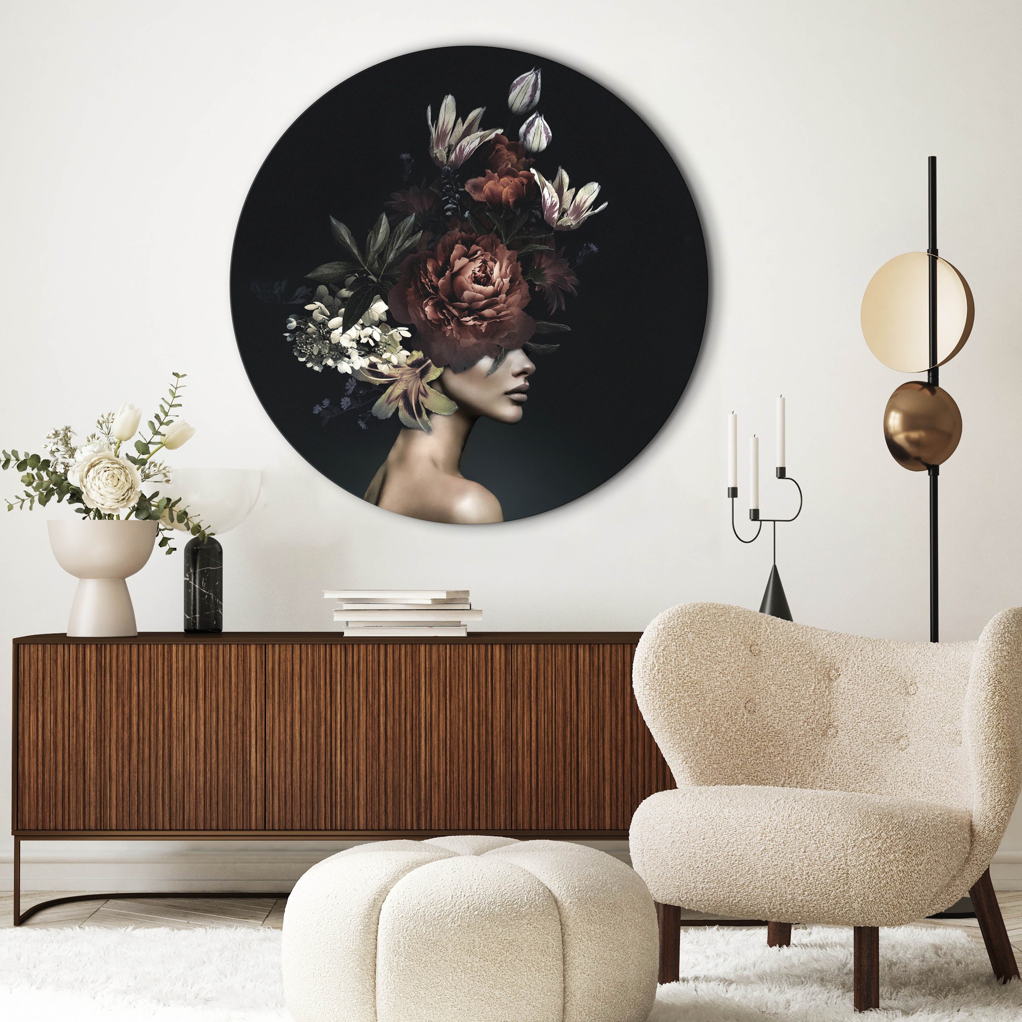 Floral Diva 2 | CIRCLE ART Circle Art ART COPENHAGEN   