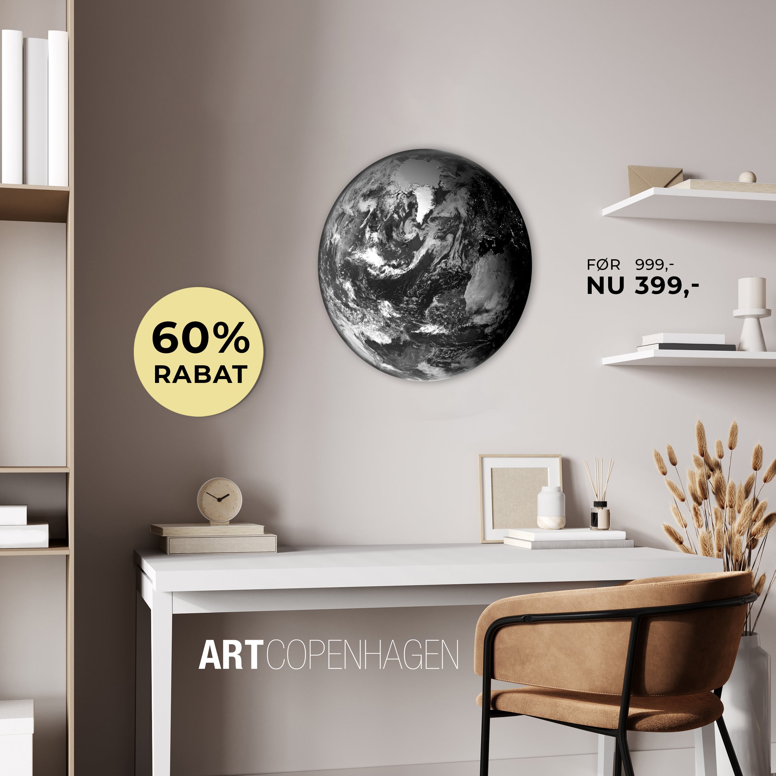 Circle / Earth / Ø 60 cm Circle Art kampagne ART COPENHAGEN   