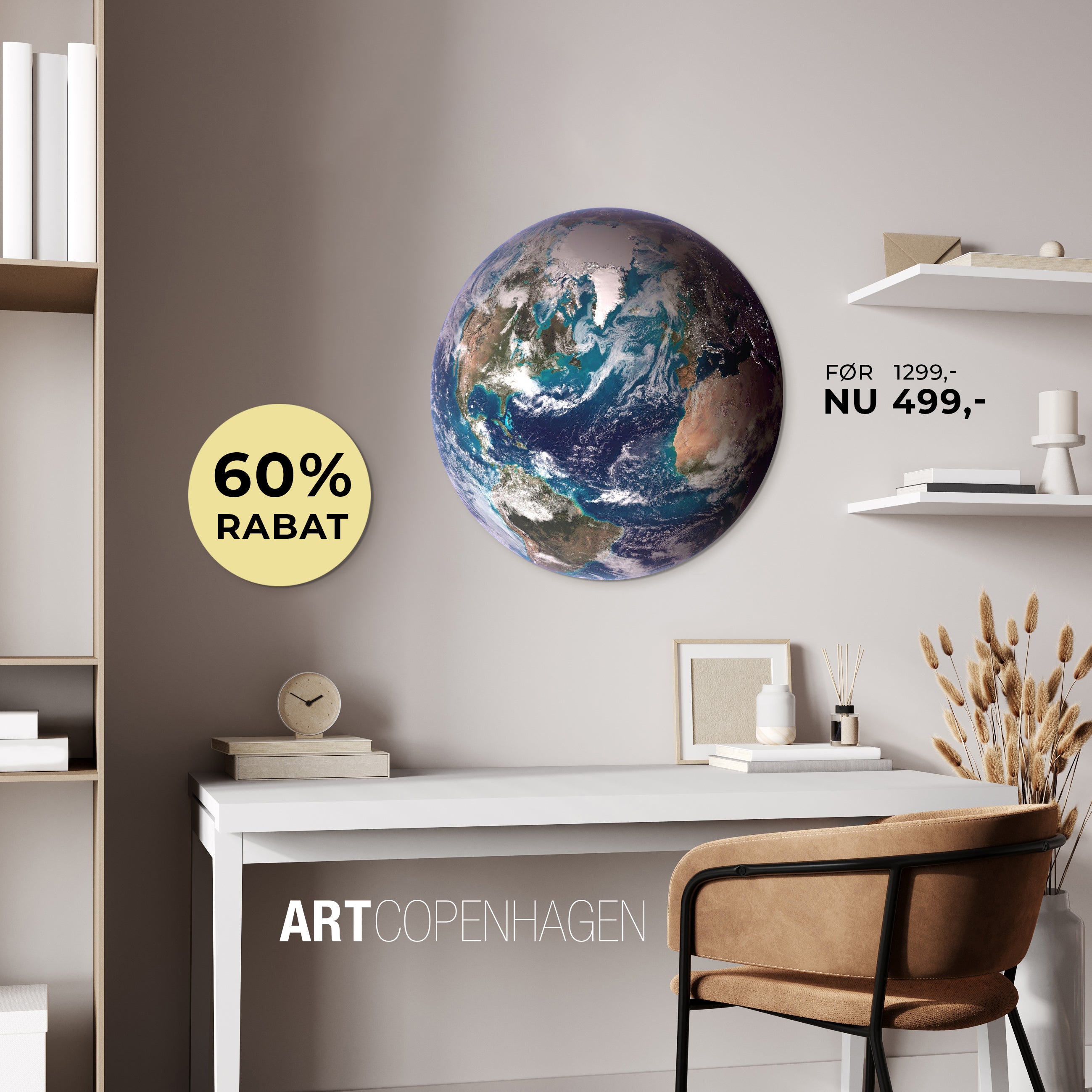 The Blue Marble Circle Art kampagne ART COPENHAGEN   