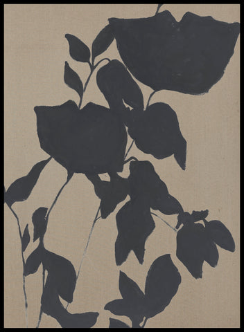 Fortuna Black | DESIGN MALERI Design maleri 5715226162634 90x120 cm Hørlærred Sort ramme