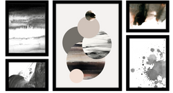 MI Collage 5-set  Planets | Plakat sæt Indrammet plakat sæt Art Copenhagen   