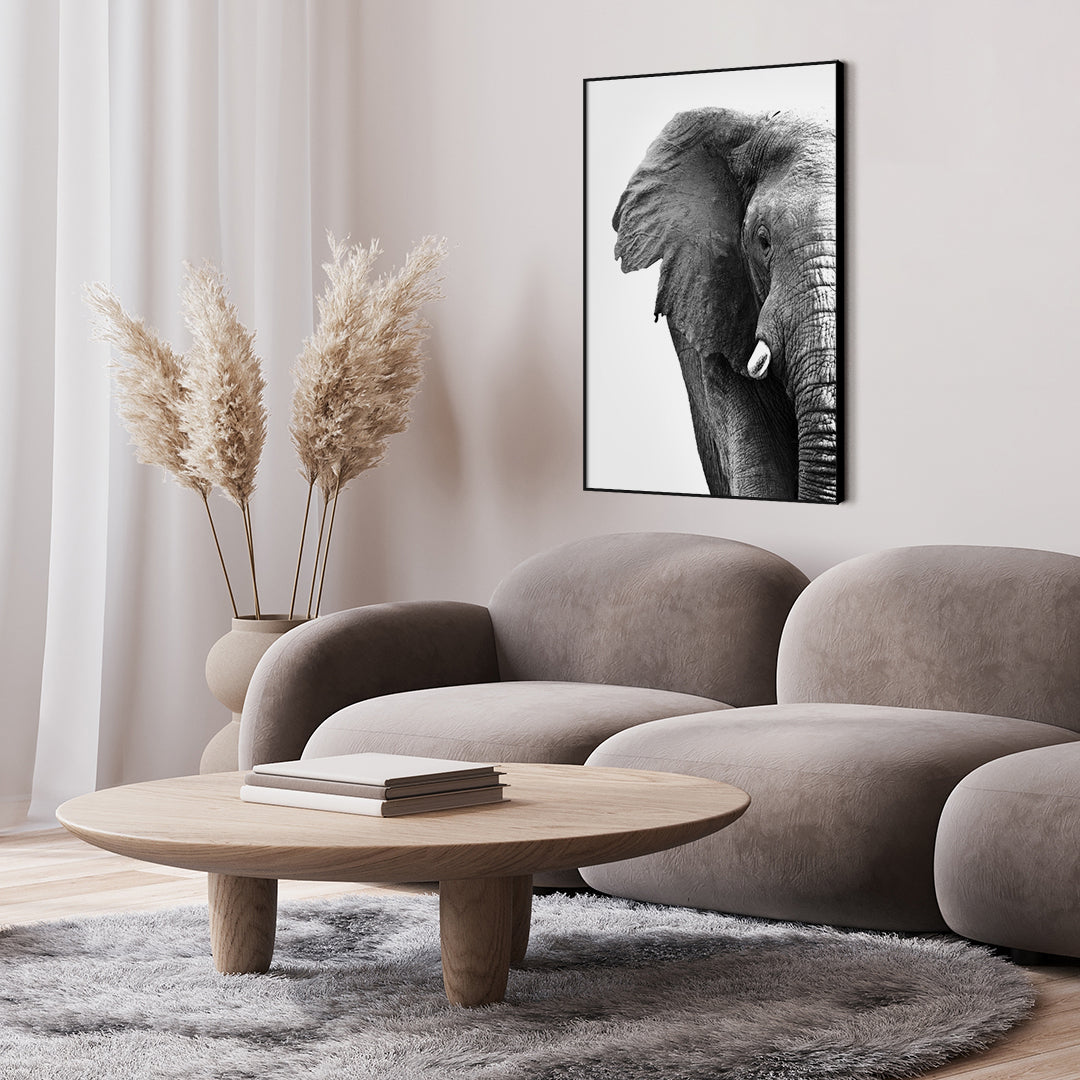 White Elephant | INDRAMMET BILLEDE Indrammet billede ART COPENHAGEN   