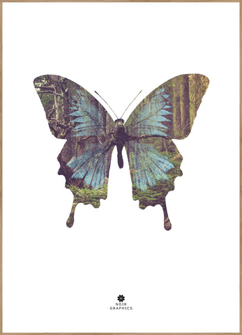 Butterfly | INDRAMMET BILLEDE Indrammet billede ART COPENHAGEN   