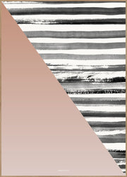 Triangle 1 | INDRAMMET BILLEDE Indrammet billede ART COPENHAGEN 30x40 Egeramme 
