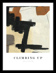 Climbing up | KUNSTTRYK Kunsttryk Art Copenhagen 30x40 Sort ramme 