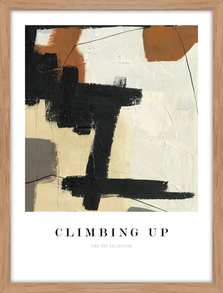 Climbing up | KUNSTTRYK Kunsttryk Art Copenhagen 30x40 Egeramme 