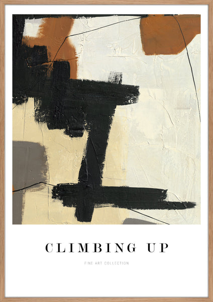Climbing up | KUNSTTRYK Kunsttryk Art Copenhagen 70x100 Egeramme 