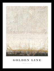 Golden line | KUNSTTRYK Kunsttryk Art Copenhagen 30x40 Sort ramme 