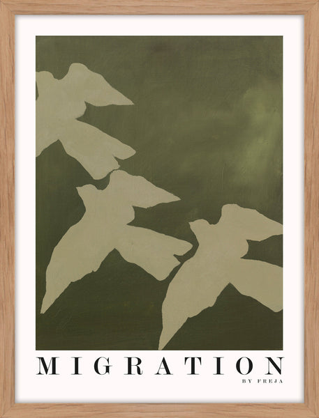 Migration | KUNSTTRYK Kunsttryk Art Copenhagen 30x40 Egeramme 