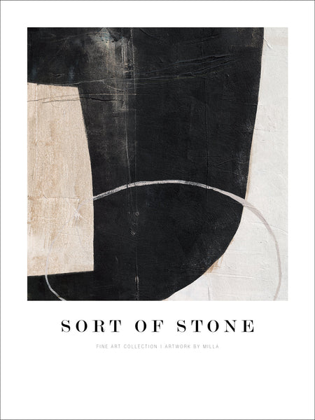 Sort of stone | KUNSTTRYK Kunsttryk Art Copenhagen   
