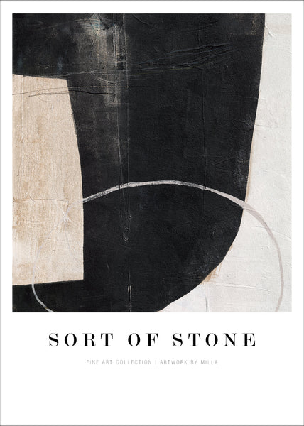 Sort of stone | KUNSTTRYK Kunsttryk Art Copenhagen   