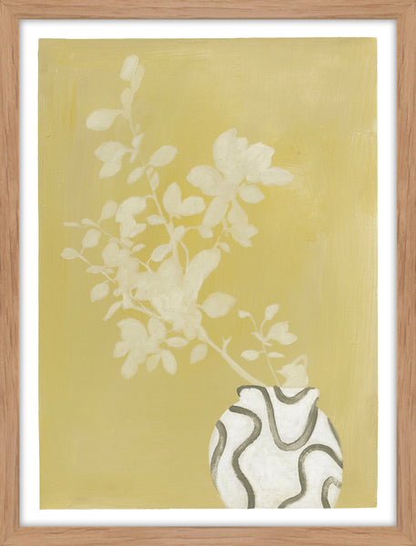 Vanilla yellow | KUNSTTRYK Kunsttryk Art Copenhagen 30x40 Egeramme 