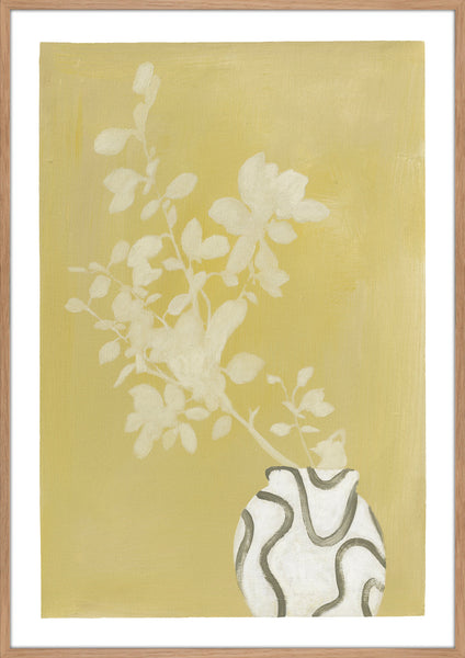 Vanilla yellow | KUNSTTRYK Kunsttryk Art Copenhagen 70x100 Egeramme 