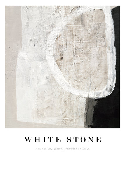 White stone | KUNSTTRYK Kunsttryk Art Copenhagen   