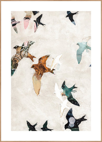 Abstract Birds 1 | INDRAMMET BILLEDE