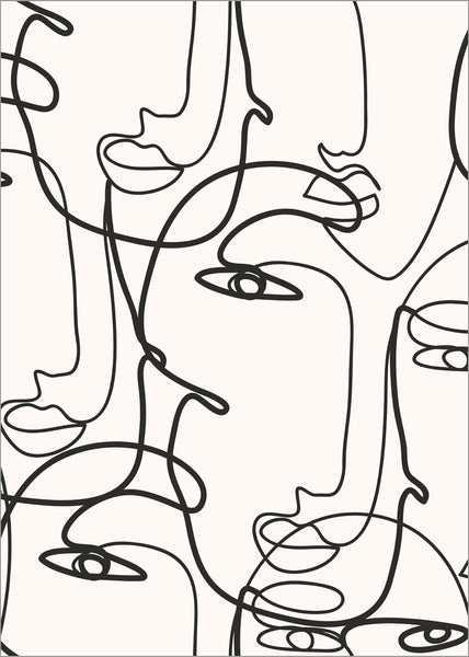 Abstract Lines 5 | PLAKAT Plakat ART COPENHAGEN   