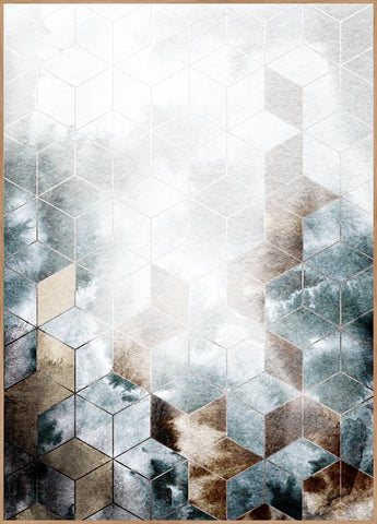 Cubes magic | INDRAMMET BILLEDE Indrammet billede ART COPENHAGEN   