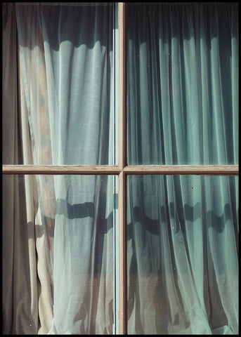 Curtain | INDRAMMET BILLEDE Indrammet billede ART COPENHAGEN 30x40 Sort 
