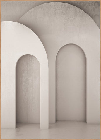 Arch 3 | INDRAMMET BILLEDE Indrammet billede ART COPENHAGEN 30x40 Egeramme 