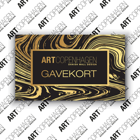 Gavekort 1300,00 - 2000,00 Gift Card ART COPENHAGEN   