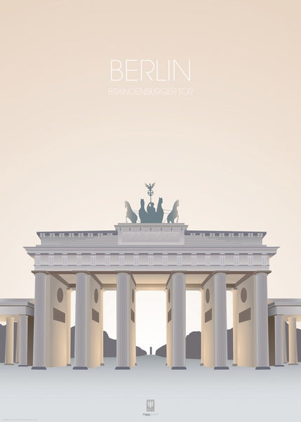 Berlin Brandenburger Tor  | PLAKAT Plakat ART COPENHAGEN   