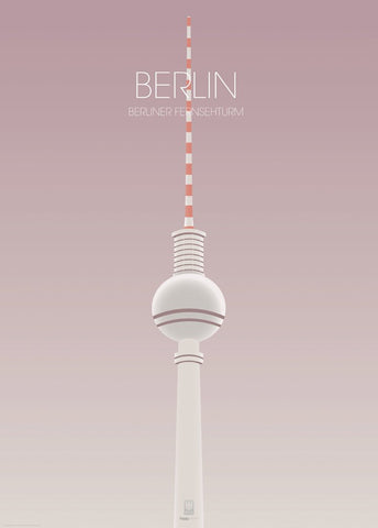 Berlin TV Tower  | PLAKAT Plakat ART COPENHAGEN   
