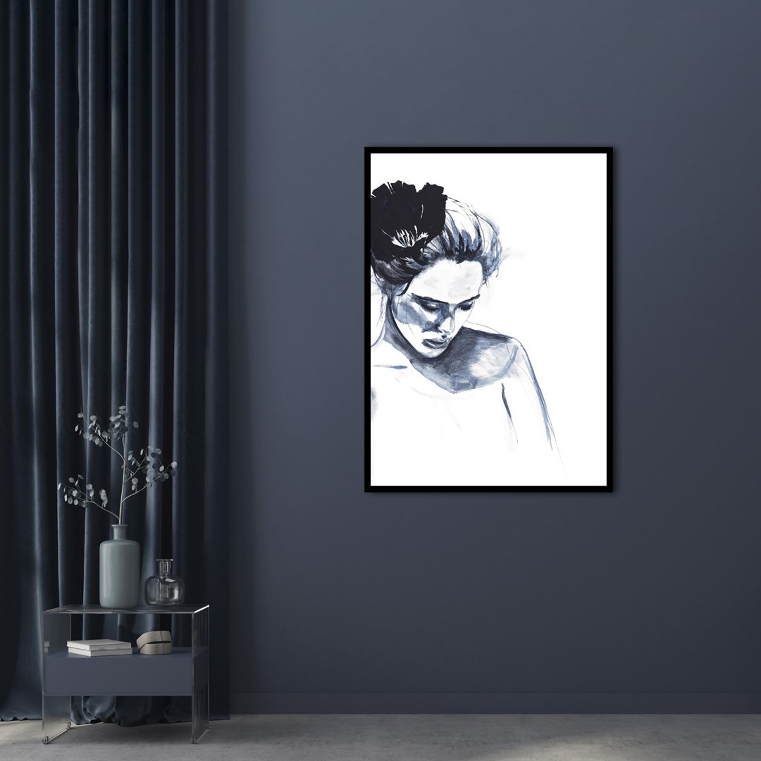 Blue Girl 2 | PLAKAT Plakat ART COPENHAGEN   