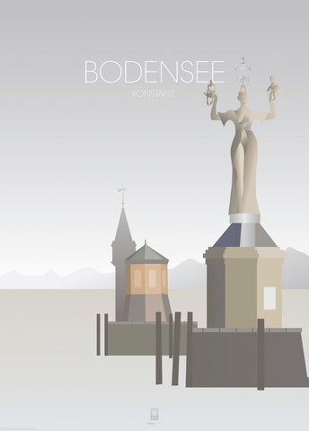 Bodensee Konstanz  | PLAKAT Plakat ART COPENHAGEN   