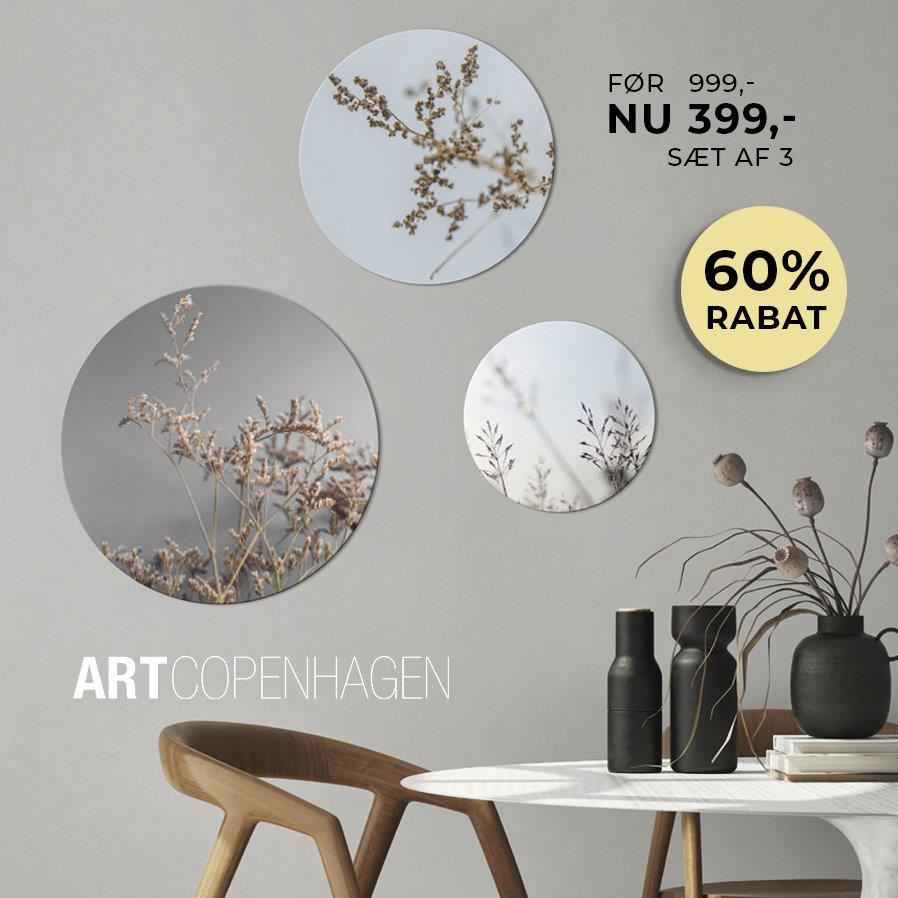 Circle Art Sæt / Botanical / 30ø+40ø+50ø /  3 Sæt