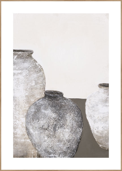 Ceramics 1 | INDRAMMET BILLEDE Indrammet billede ART COPENHAGEN 30x40 Egeramme 