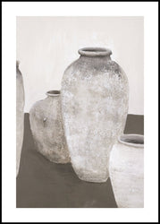 Ceramics 2 | INDRAMMET BILLEDE Indrammet billede ART COPENHAGEN 30x40 Sort 