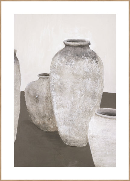 Ceramics 2 | INDRAMMET BILLEDE Indrammet billede ART COPENHAGEN 30x40 Egeramme 