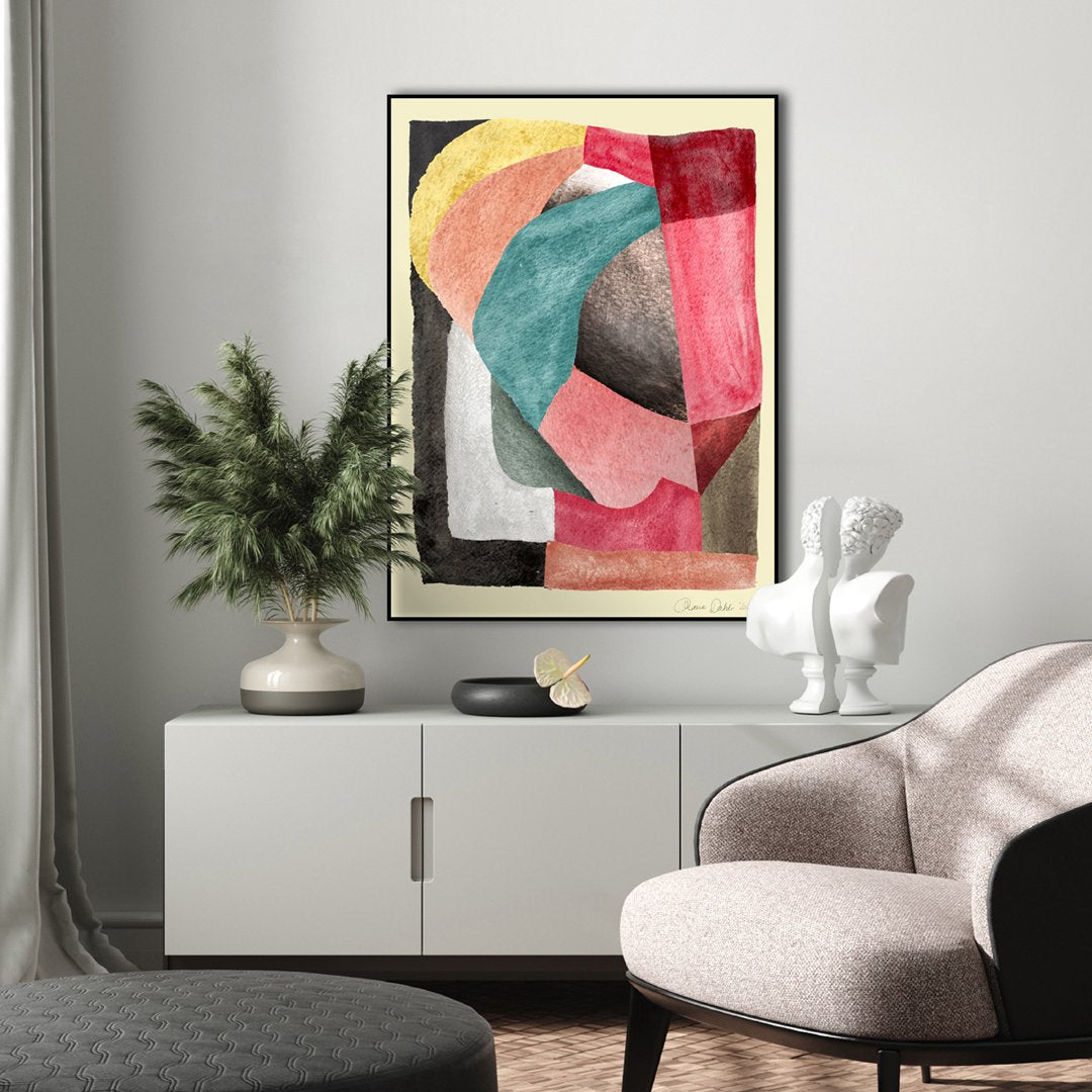 Compose | INDRAMMET BILLEDE Indrammet billede ART COPENHAGEN 30x40 Egeramme 