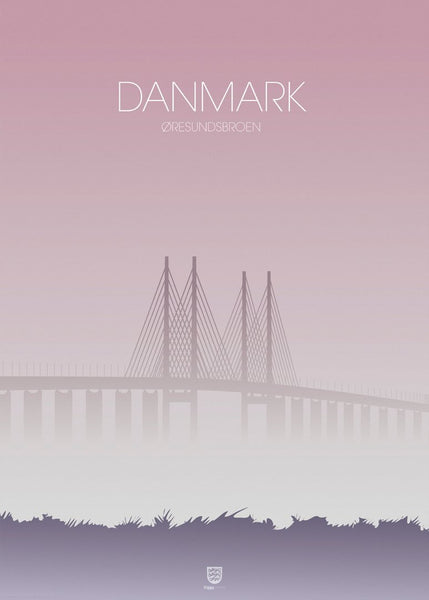 Danmark oresund  | PLAKAT Plakat ART COPENHAGEN   