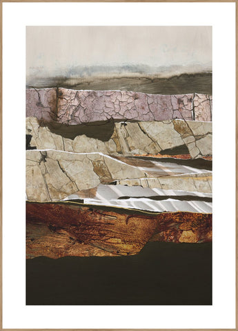 Element Earth | INDRAMMET BILLEDE Indrammet billede ART COPENHAGEN 30x40 Egeramme 