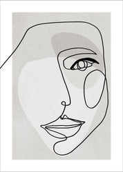 Face Line 5 | PLAKAT Plakat ART COPENHAGEN   