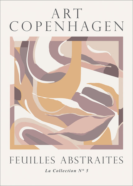 Feuilles abstraites 2 | PLAKAT Plakat ART COPENHAGEN   