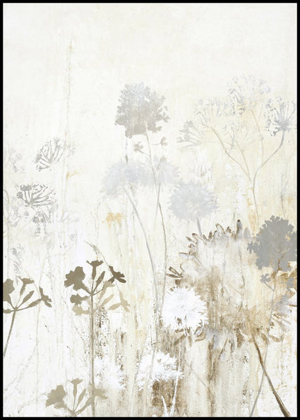 Fleurs rustiques 1 | INDRAMMET BILLEDE Indrammet billede ART COPENHAGEN 30x40 Sort 
