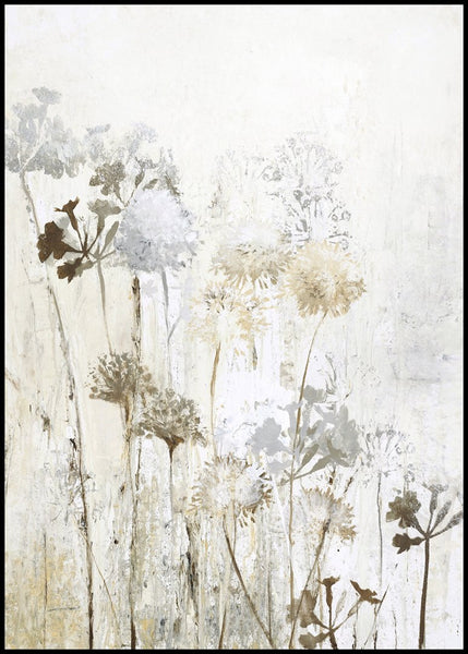 Fleurs rustiques 2 | INDRAMMET BILLEDE Indrammet billede ART COPENHAGEN 30x40 Sort 