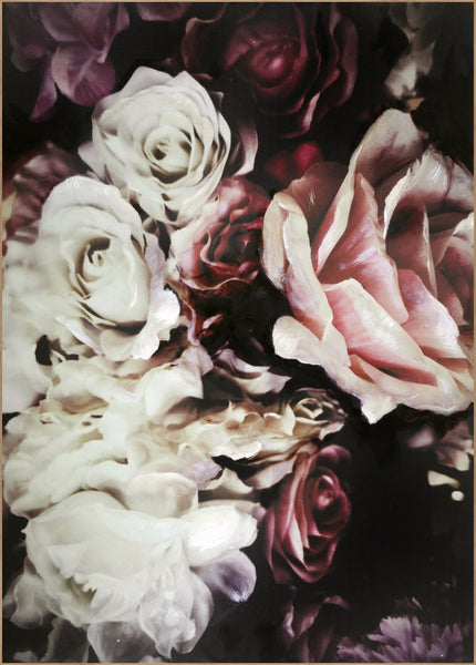 Flower magic 1 | INDRAMMET BILLEDE Indrammet billede ART COPENHAGEN 30x40 Egeramme 