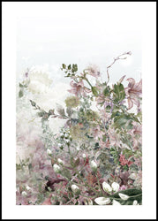 Garden Life 2 | INDRAMMET BILLEDE Indrammet billede ART COPENHAGEN 30x40 Sort 