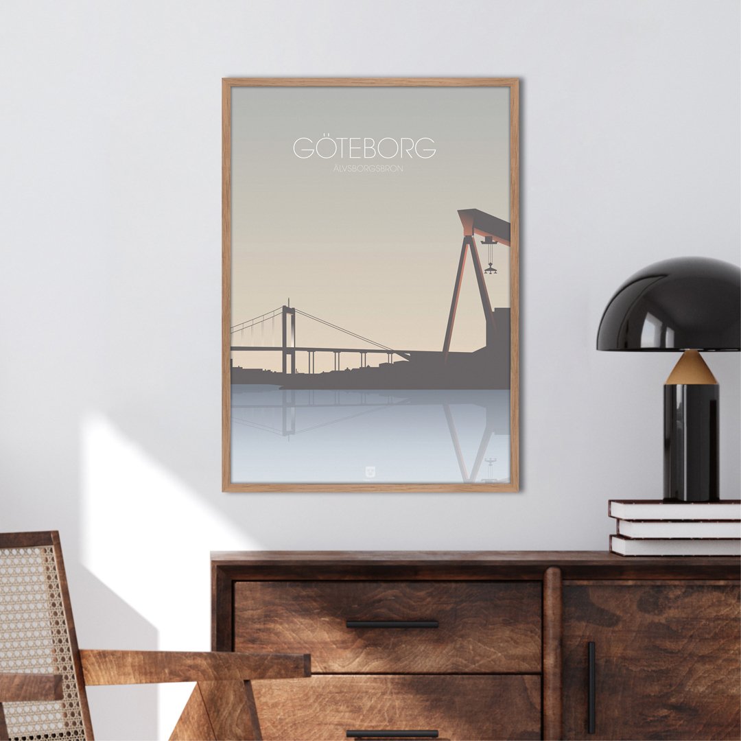 Goteborg alvsborgsbron | PLAKAT Plakat ART COPENHAGEN   