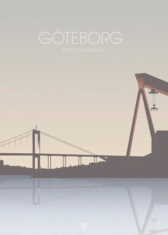 Goteborg alvsborgsbron | PLAKAT Plakat ART COPENHAGEN   