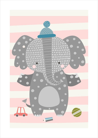 Happy Elephant | PLAKAT Plakat ART COPENHAGEN   