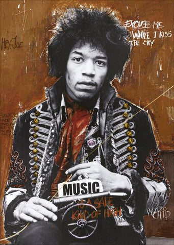Hendrix by artist | PLAKAT